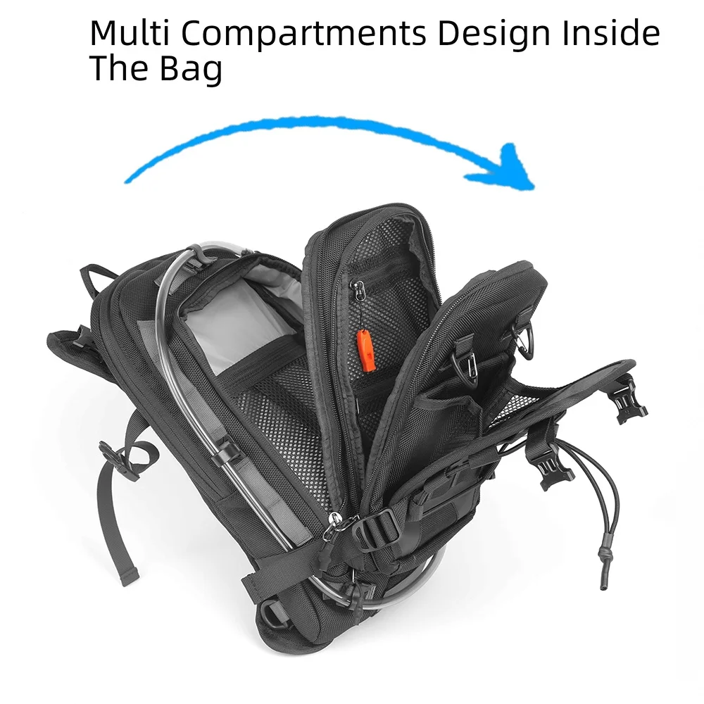 Rhinowalk Motorcycle Fuel Tank Bag, High Quality Multifunctional Motorcycle Toolkit Essential Bag for Long Distance Touring