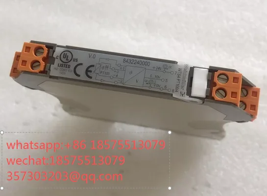 For Weidmüller 8432240000 WTS4 PT100/4 843224 Analog Signal Isolator  1 Piece