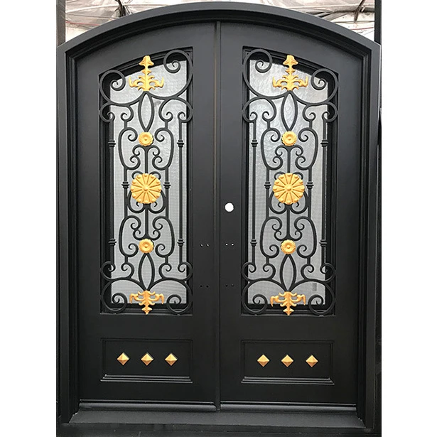 

Superior Quality Iron Pipe Door Design wrought iron door for home Iron Entry Doors