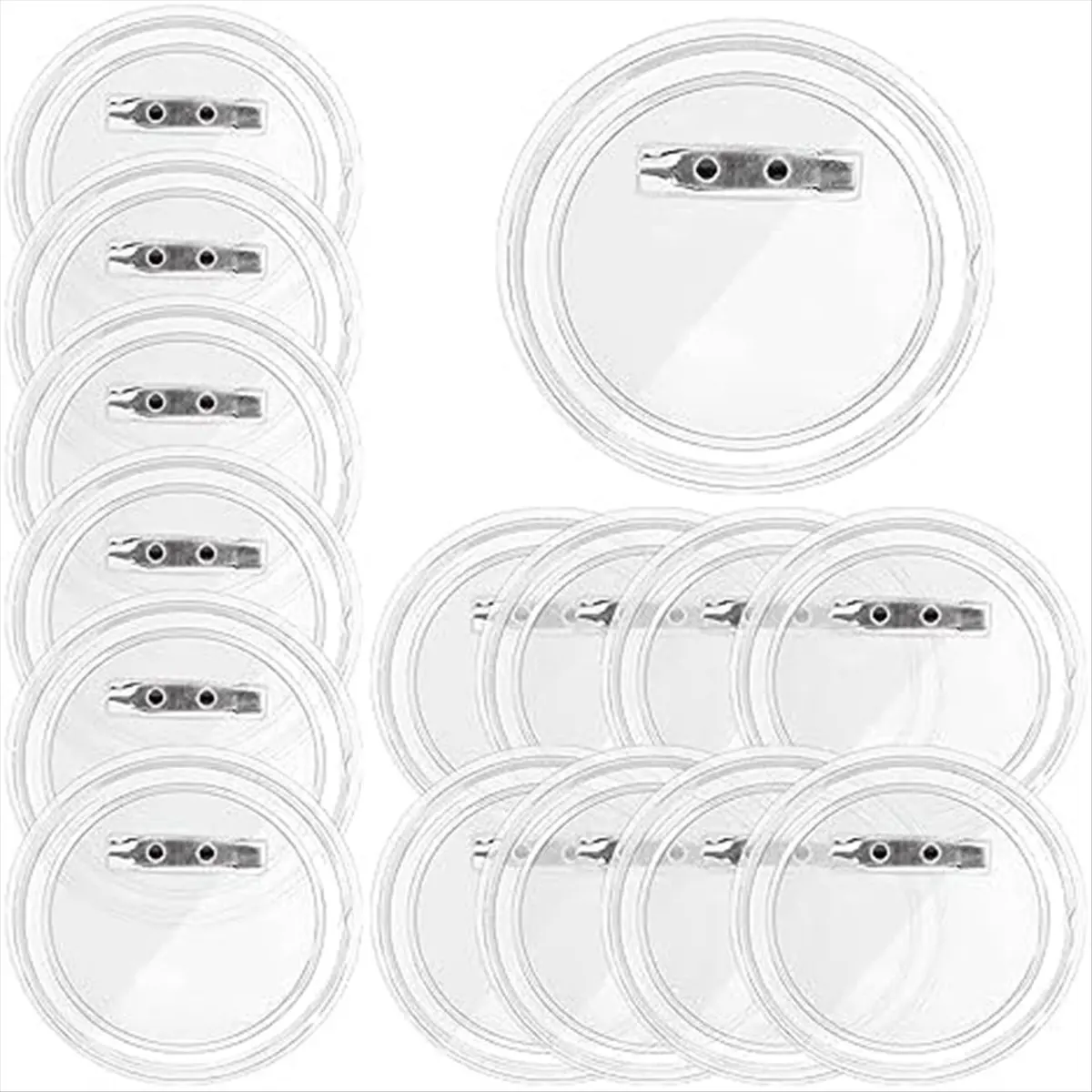 2026 + Set of 15 Acrylic Button Pins,Button Pins Make Your Own Button Picture Designs Button Badges for DIY Crafts