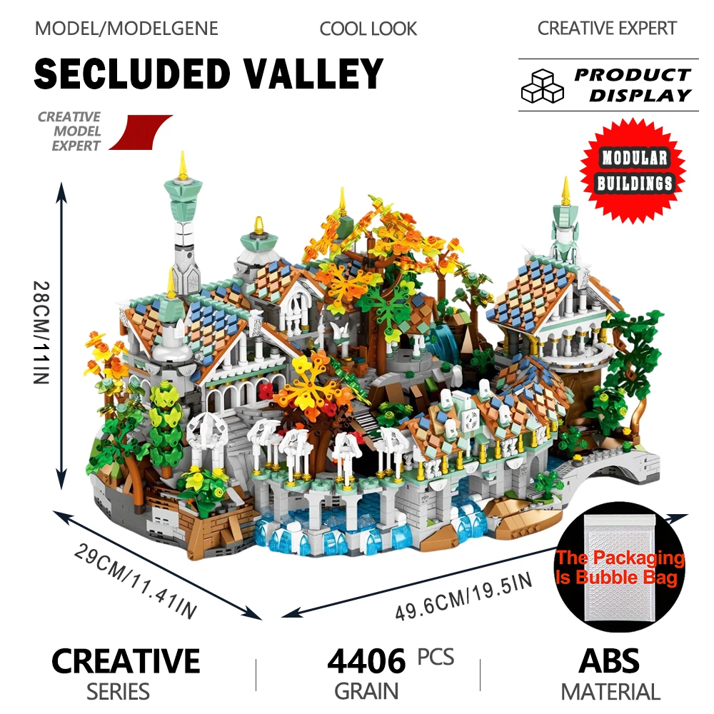 

Конструктор «Замок на улице»: Модель «Сакрум Дусквале» (Уединенная Долина), Наборы для сборки, Игрушки, Рождественские подарки для детей