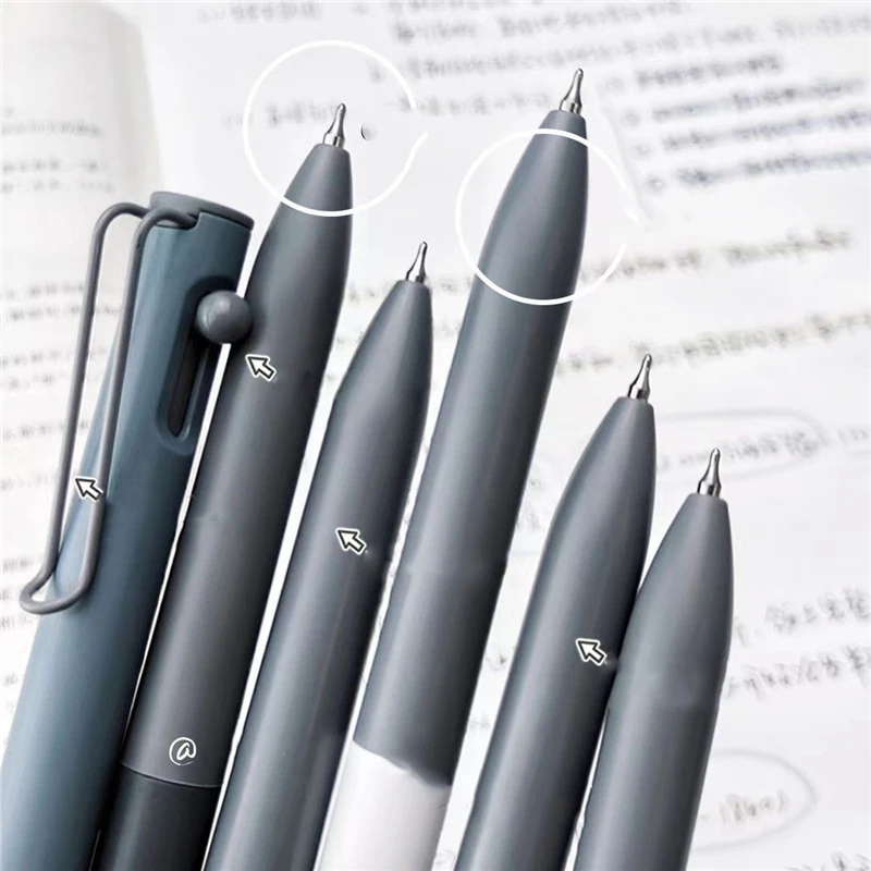 1 Box 4 Pieces Lytwtw's Quick Dry Gel Pen Creative Press Office Gift School Supplies Stationery Kawaii Funny Pens