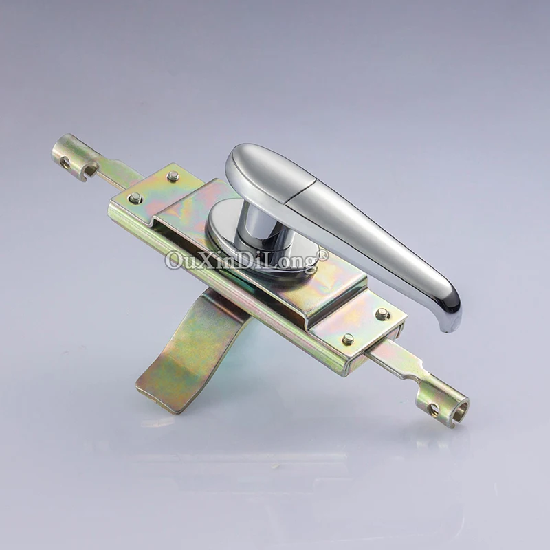 HOT 2PCS Zinc Alloy Industrial Machinery Handle Locks Distribution Box Lock Switch Control Electric Cabinet Door Lock with Keys