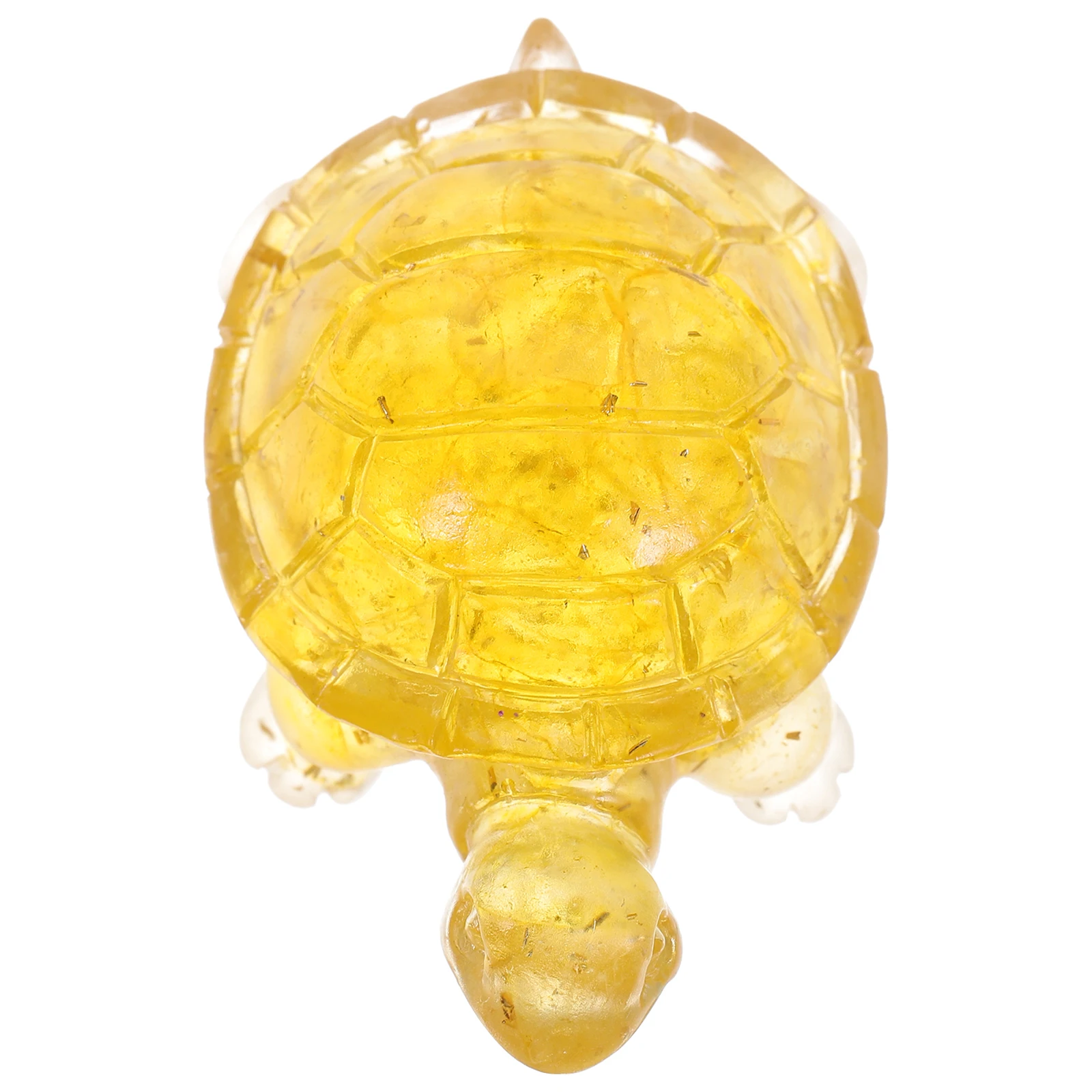 

Feng Shui Crystal Turtle Decor Flat Bottom Design for Table Shelf Desk Car Indoor Outdoor Display, Small Crystal Animal Statue
