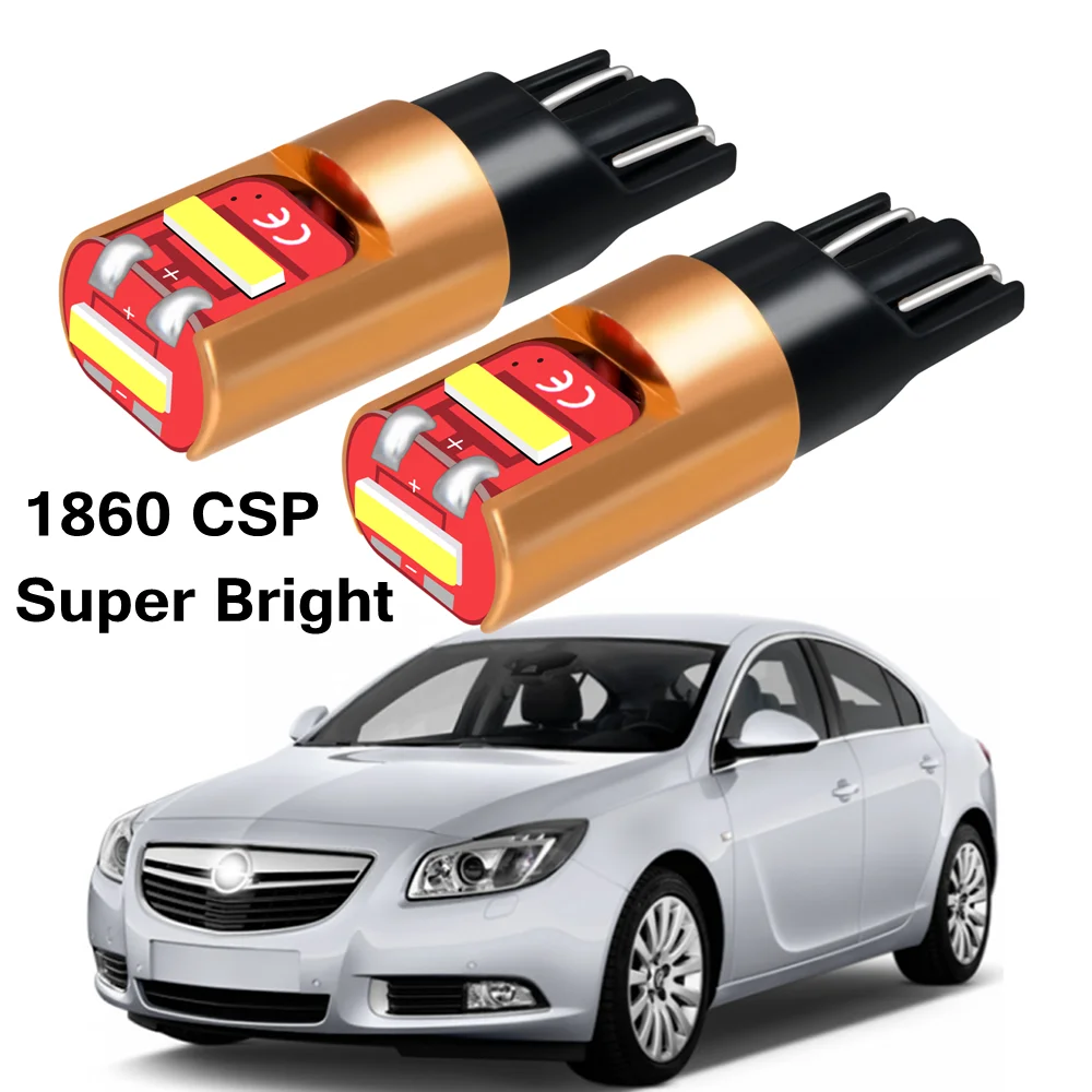 

2Pcs T10 CSP LED Bulbs W5W Super Bright 1000Lm Car Eyebrow Eyelid Lights For Opel Astra h g Corsa Zafira Insignia Vectra b c d