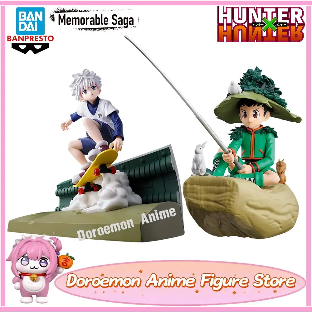 

In Stock Original Bandai Banpresto Memorable Saga Hunter X Hunter Killua Zoldyck Gon Freecss Collectible Anime Gifts Figures Toy