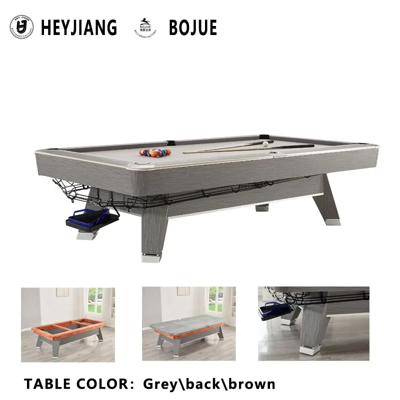 Resin Billiard Table with Automatic Ball Return System Home Slate Bed Customizable for Competition & Training