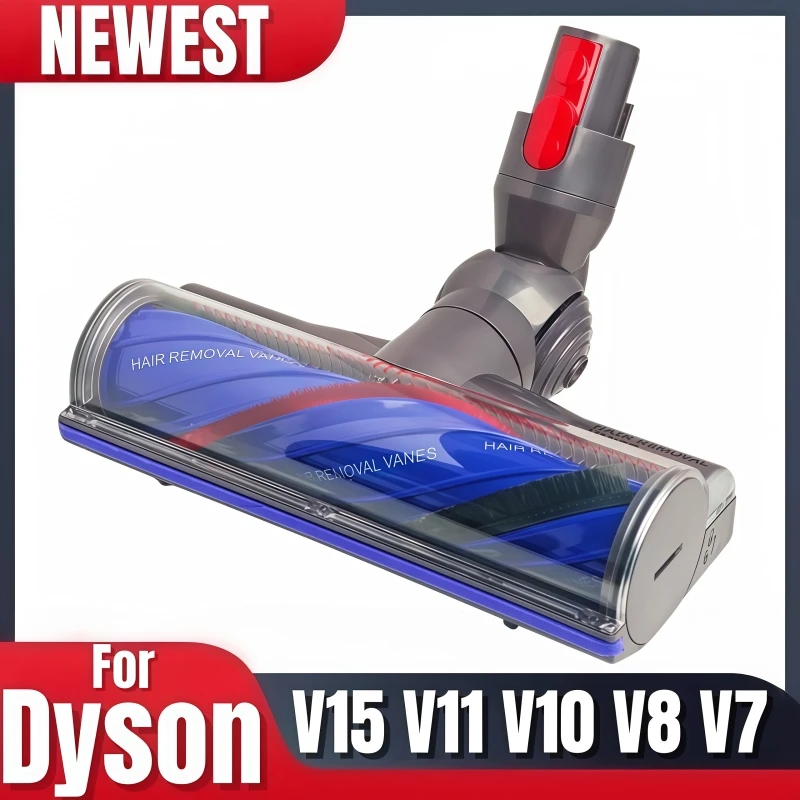 

Запасная насадка для беспроводного пылесоса Dyson V15 V8 V11 V10 V7, щетка для чистки пола с защитой от наматывания волос, сменная насадка.