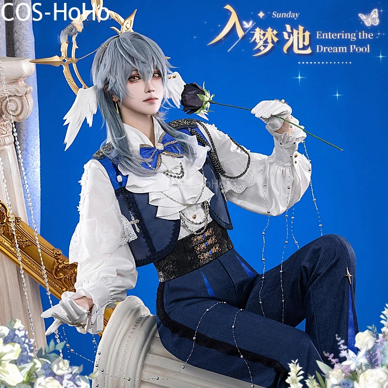 

COS-HoHo Honkai: Star Rail Sunday Entering The Dream Pool Game Костюм Великолепная униформа Косплей Костюм Хэллоуин Вечеринка Мужской наряд