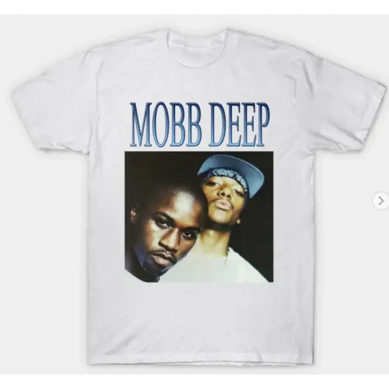 Mobb Deep Prodigy Havoc Hip Hop T Shirt White Sizes S 3Xl