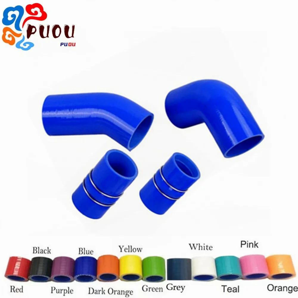

For Chevrolet GMC 6.6L Duramax LLY 2004-2005 Silicone Pipe Intercooler Boot Hose Kit 4pcs