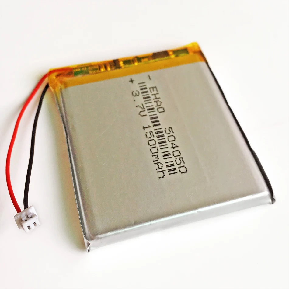 504050 3.7V 1500mAh Lipo Battery JST 1.25mm 2Pin Plug Rechargeable for GPS MP3 Bluetooth Speaker Camera DVD Recorder view 6