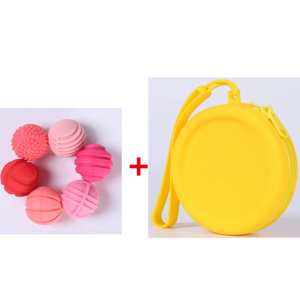 자석 공 감각 장난감 실리콘 텍스처 감각 스트레스 해소 장난감 자석 탄성 실리콘 공