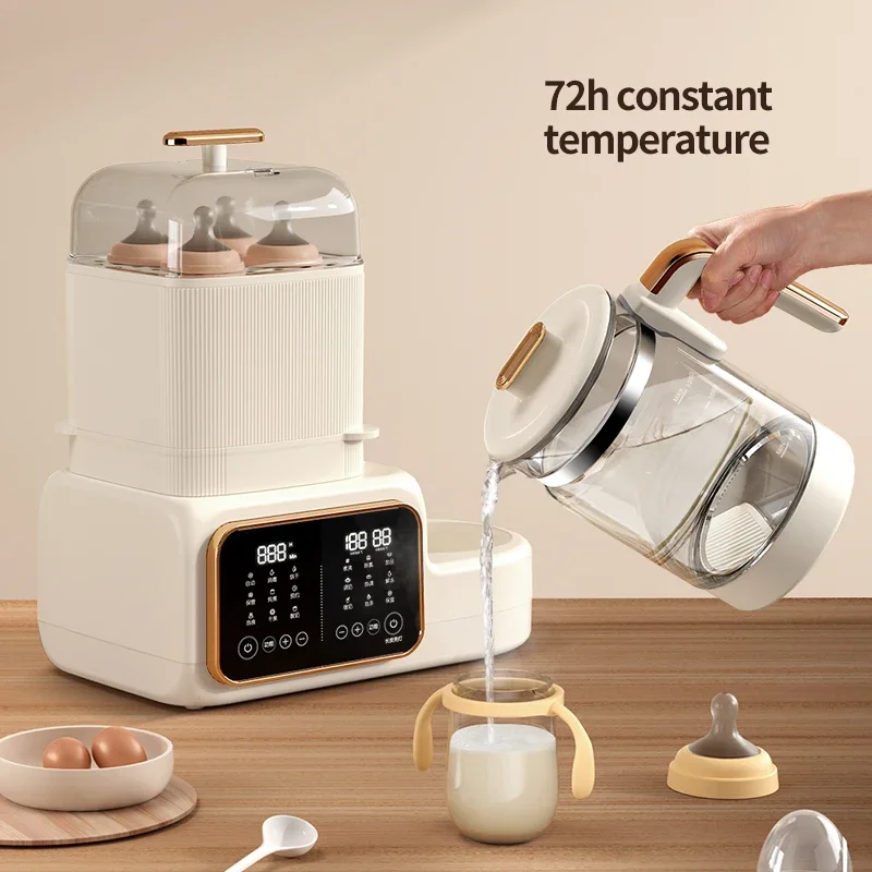 

--5 in 1 Baby Food Makers Processor 2024 New Multi-function Baby Bottle Warmer Sterilizer Dryer and Constant Water Warmer