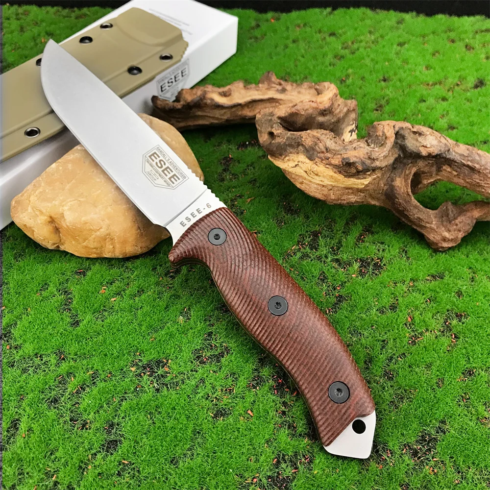 

Специальный военный тактический нож ESEE-6 с фиксированным лезвием D2, лезвие G10, охотничьи режущие ножи, EDC, инструменты для кемпинга и рыбалки на открытом воздухе