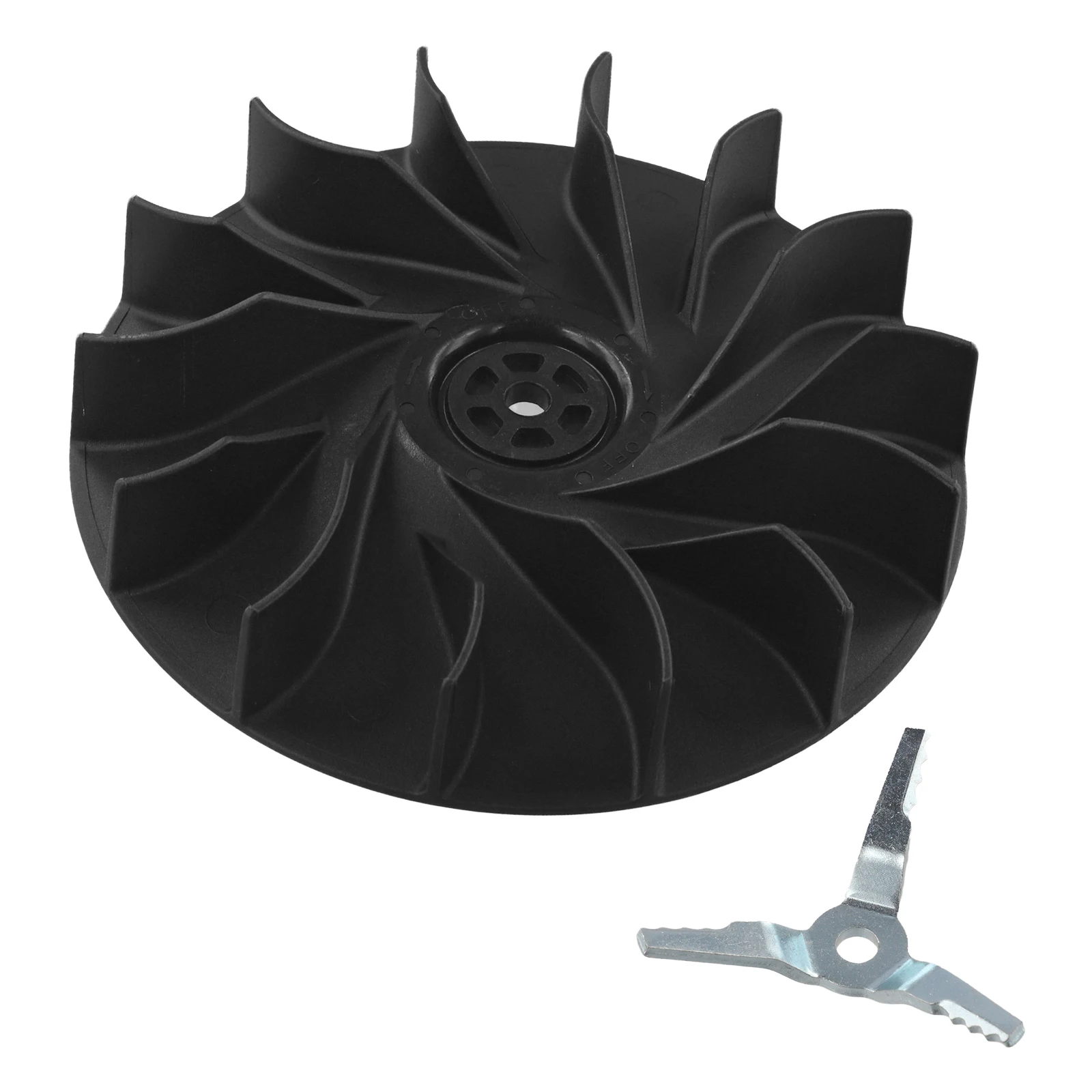 Impeller Fan For BG56 BG86 SH56 SH86 Garden For Vacuum Blower Shredder Impeller Fan Plastic 167mm Yard Leaf Blower Vacuum Parts