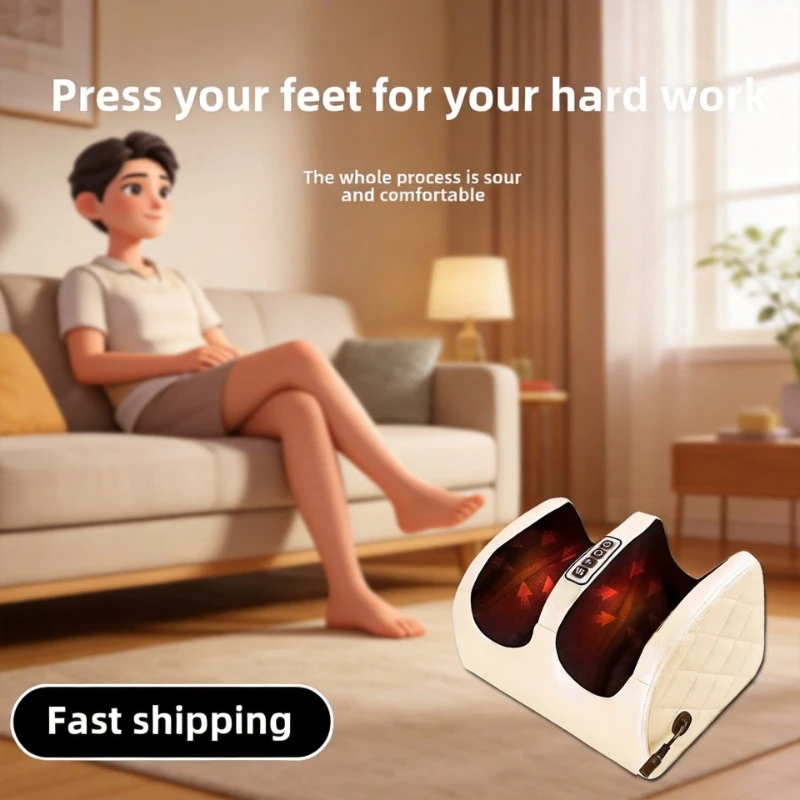 Automatic Foot Spa Massager Household Calf Leg Kneading & Rolling Massage Machine