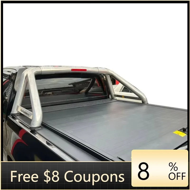 

ZAIQU Pickup Truck Accessories Manual Roller Lid Pickup Truck Bed Tonneau Cover Hard Cover for Chevrolet Colorado 5.5ft