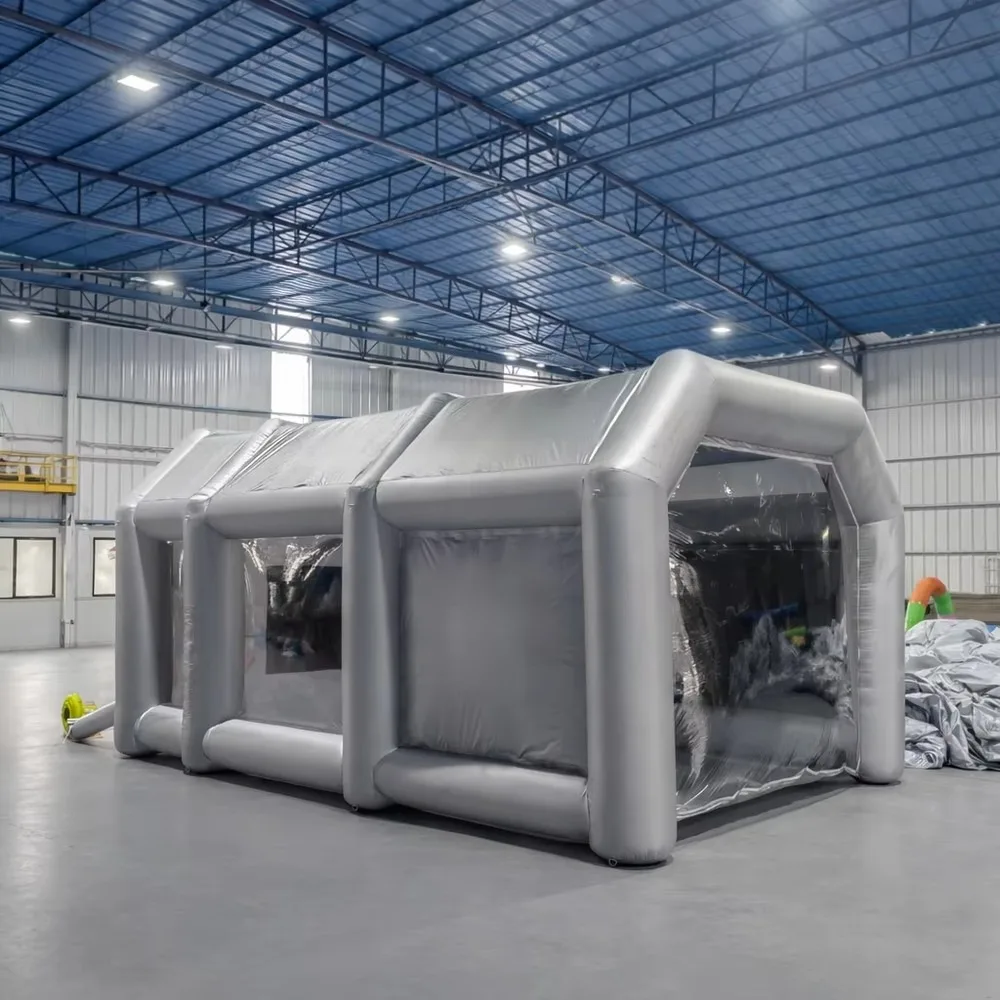 Inflatable Paint Booth Portable Car Workstation Mobile Spray Tent Painting Cabina De Pintura for Auto Repair Garage