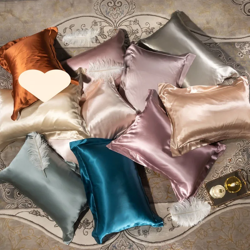 2X 100% Natural Double Sided Silk Pillowcase for Hair and Skin 25MM Breathable Lyocell Fiber