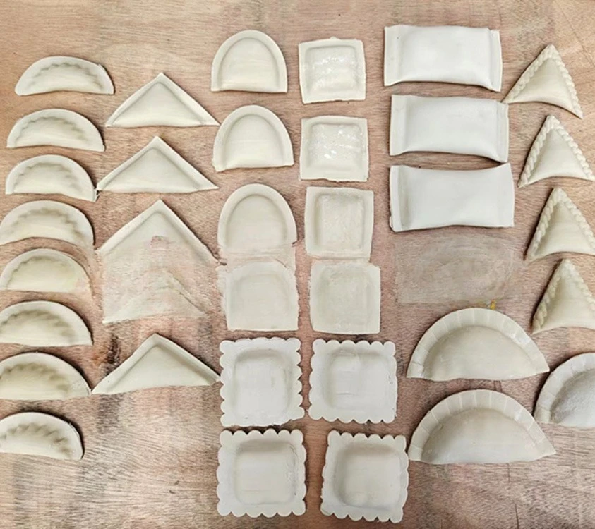 Shuangteng automatic imitation handmade dumpling machine small 80 type curry dumpling machine replacement mold steaming and fryi