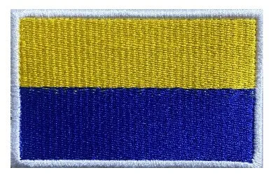 1PC Ukraine Flag Patches Embroidered Tactical Military Applique Hook and Loop Backing Patches for Jackets Clothes Bags Caps DIY