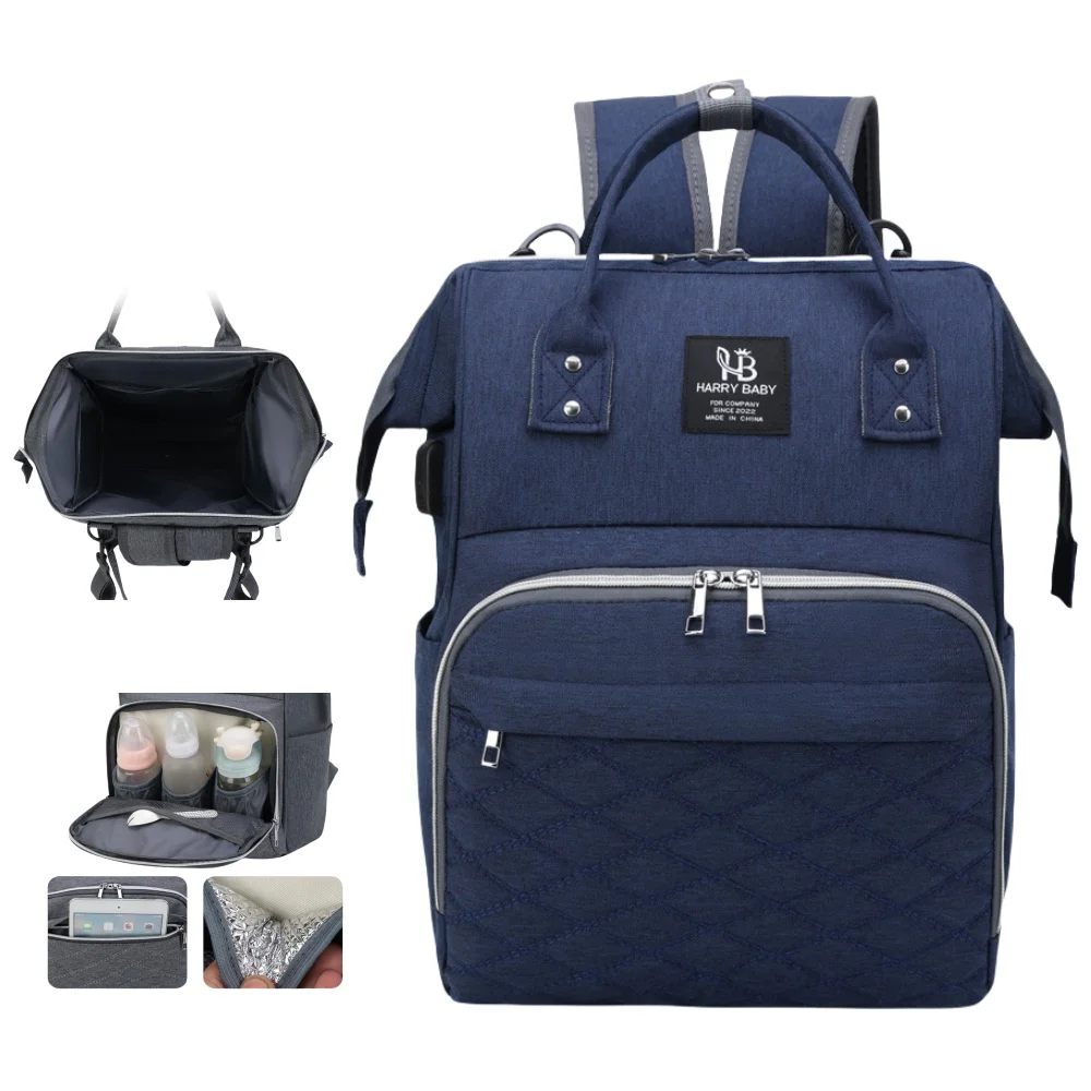 

Mommy Baby Diapers Bags For Hospital Backpack Large Capacity Organizer Waterproof Lightweight Travel Baby Stroller Maternity Bag