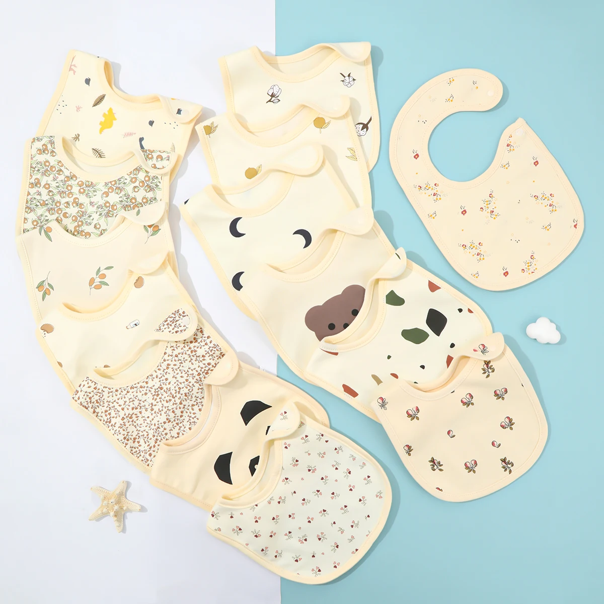 

2 шт., детское полотенце из натурального хлопка