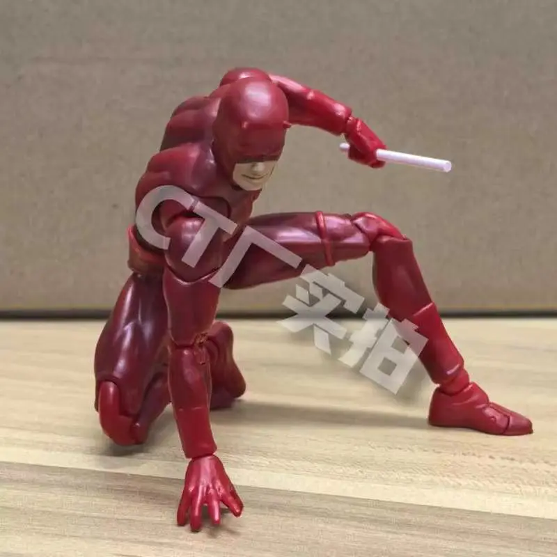 In Stock Ct Toys Daredevil Mafex 223 Comic Version Figure SHF Anime Action Figure Figurine Statue Model Custom Gifts Kids Toys