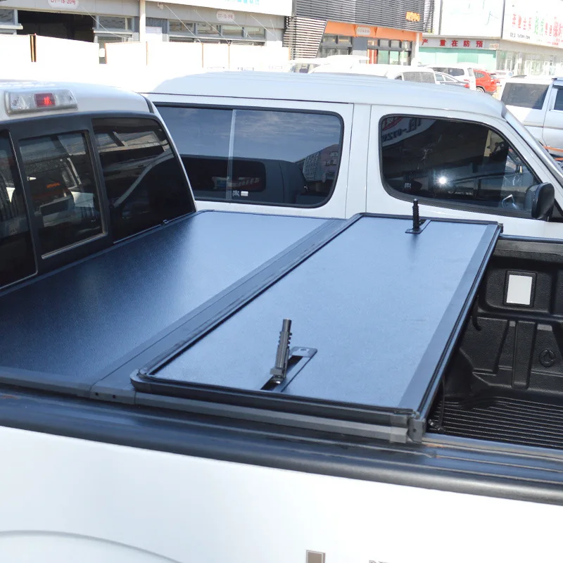 

Pickup Truck Cover Retractable Roller Lid Waterproof Roll-up Cover For Navara D23 NP300 2015 Triton 2024 Folding