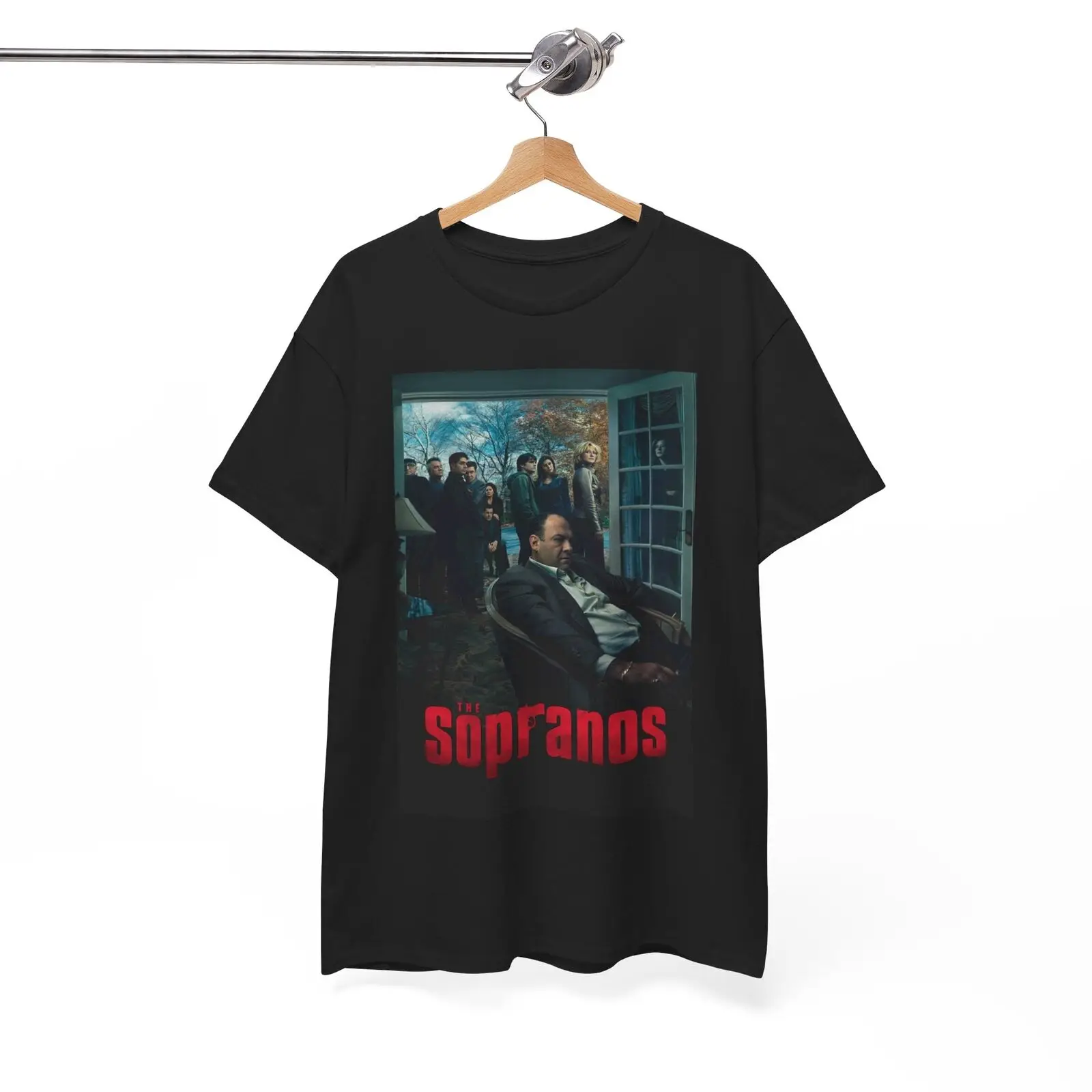 The Sopranos T Shirt Retro Gangster Tv Series Italian New York Heavy Cotton