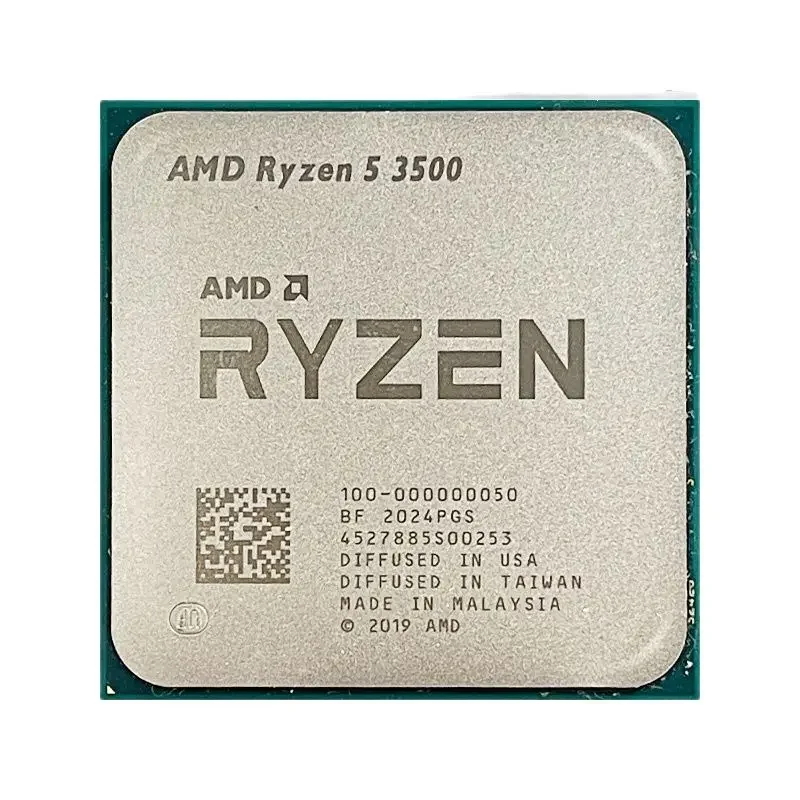 AMD Ryzen 5 3500 R5 3500 3.6 GHz Used Six-Core Six-Thread CPU Processor 7NM 65W L3=32M 100-000000050 Socket AM4