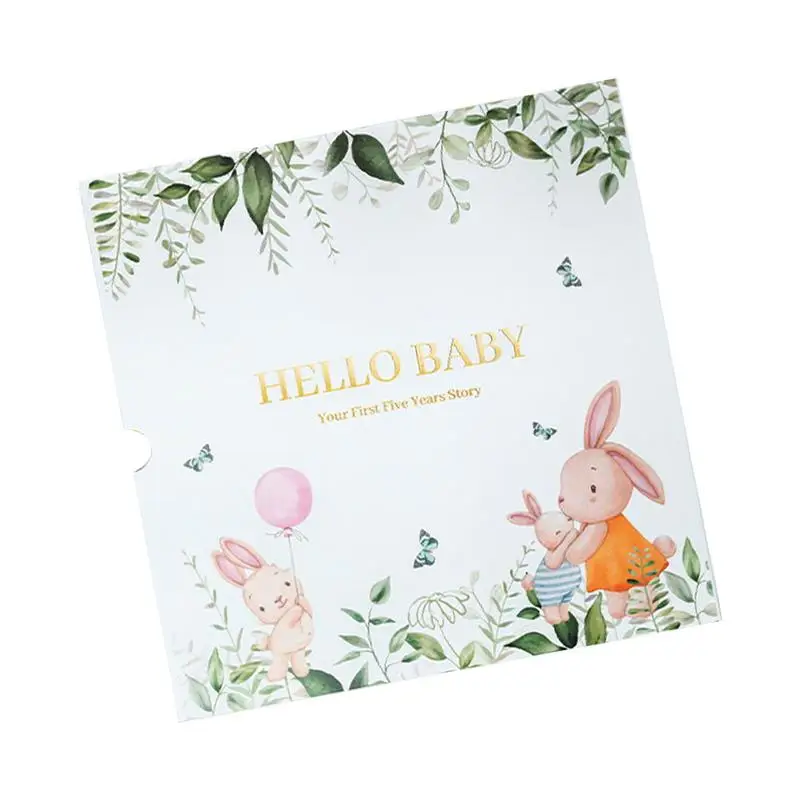 Baby Erinnerungen Bücher geschätzt Journal Sammelalbum Fotoalbum Meilenstein Buch für Baby Capture Meilensteine Buch exquisit für