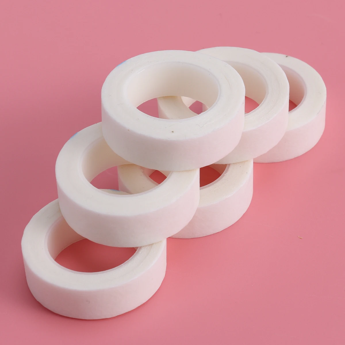 6Pcs Isolation Tape for Eyelash Extensions Lint Free Gentle on for Makeup Salon Cosmetics Extension Tools Accessories