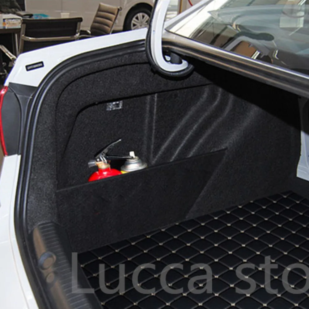 Car Trunk Side storage organizer for VW Golf 8 MK8 2020+ Golf 7.5 MK7.5 Car trunk storage plate accessories Modification