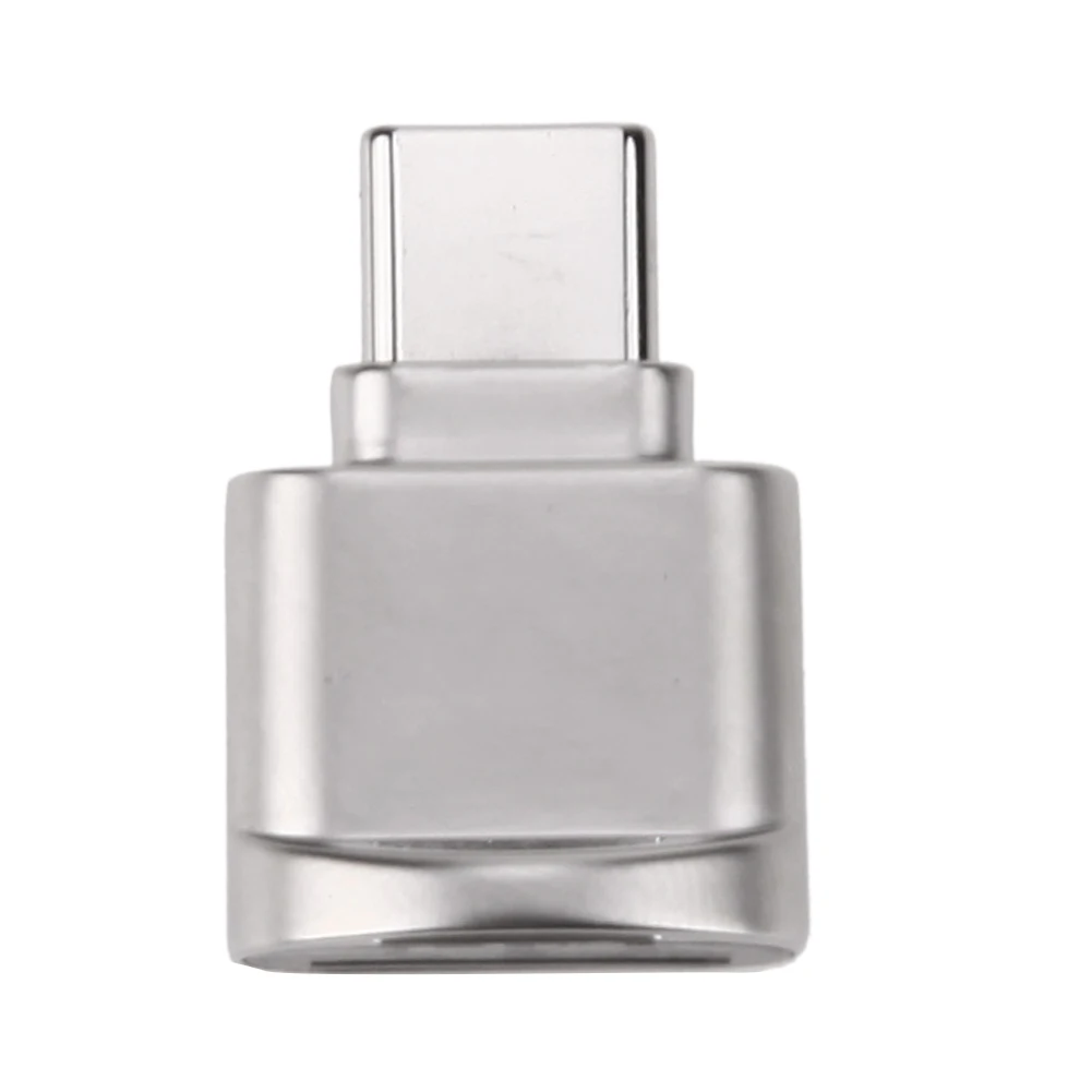 Type-C USB3.1 Micro TF Card Reader Memory Card Reader Aluminum Alloy Keychain Type C Card Reader Adapter for Laptop Phones