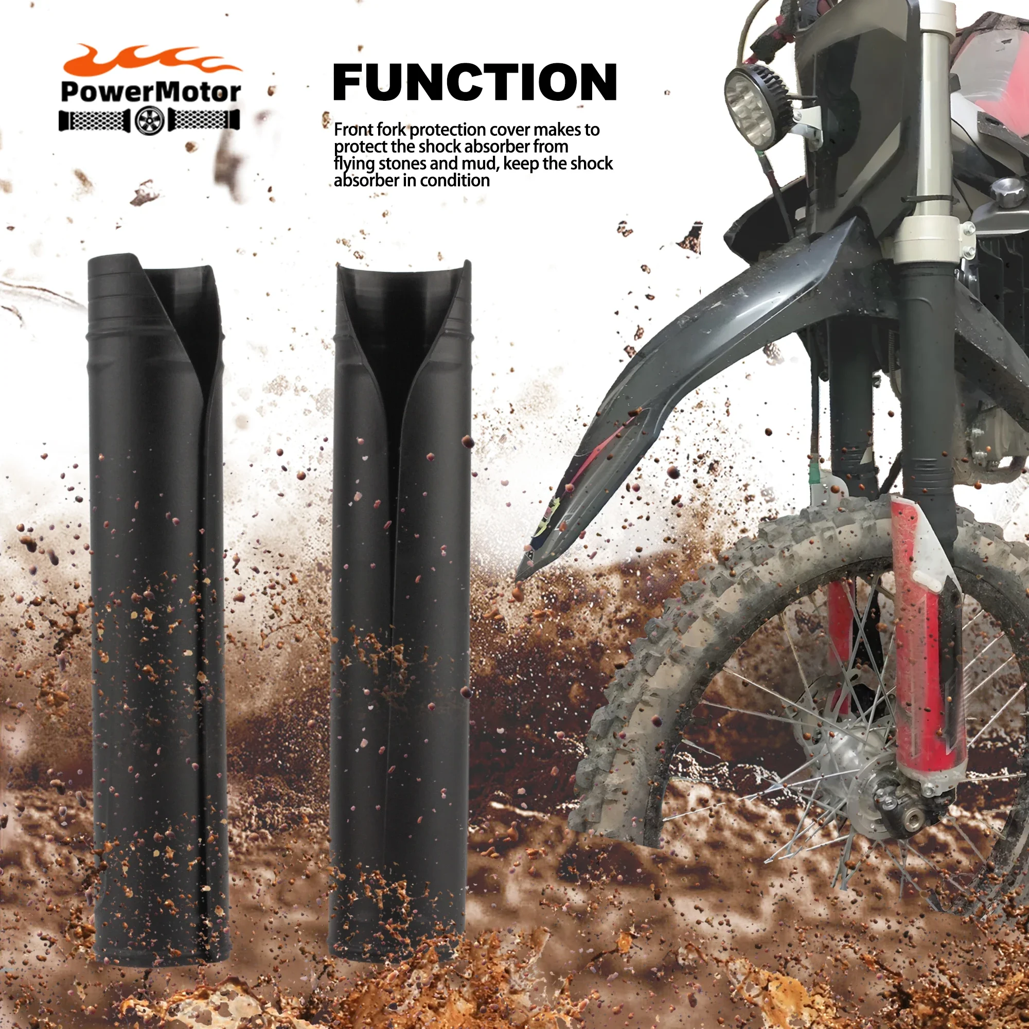 

Универсальный мотоциклетный амортизатор, защитная вилка, пластиковый чехол для KTM Honda Kawasaki Suzuki Yamaha-защитные детали