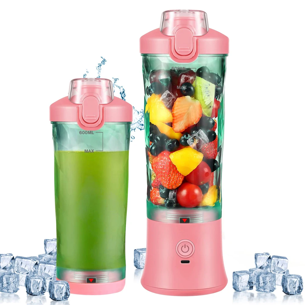 Portable Blender Mini Juicer Machine Shakes Smoothie Blender Rechargeable Electric Juicer For Orange Fruit Mixers