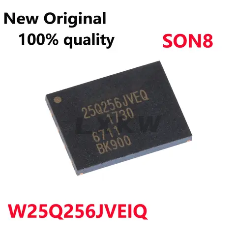 5-10/PCS New Original W25Q256JVEIQ W25Q256JVEQ 25Q256JVEQ SON8 Memory chip 32MB 256Mbit memory In Stock