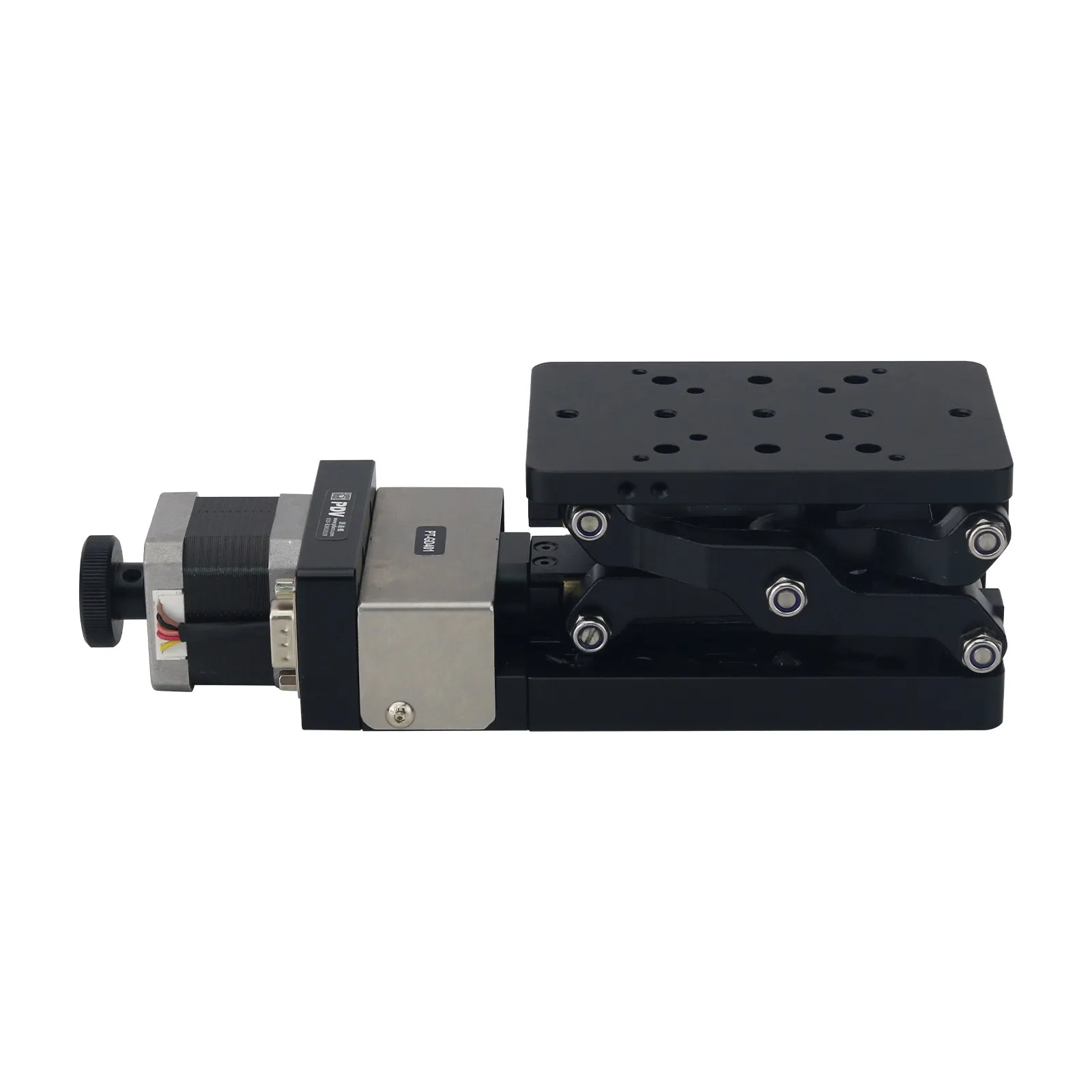 PT-GD401 Electric Lifting Platform Z-axis Motorized Lab Jack Sliding Rail 60mm Travel For Laboratory Equipment