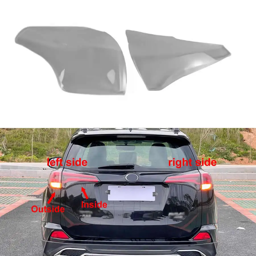 

Для Toyota RAV 4 RAV4 2016 2017 2018 2019, сменный задний фонарь, крышка заднего фонаря, задний сигнальный парковочный фонарь, корпус из плексигласа