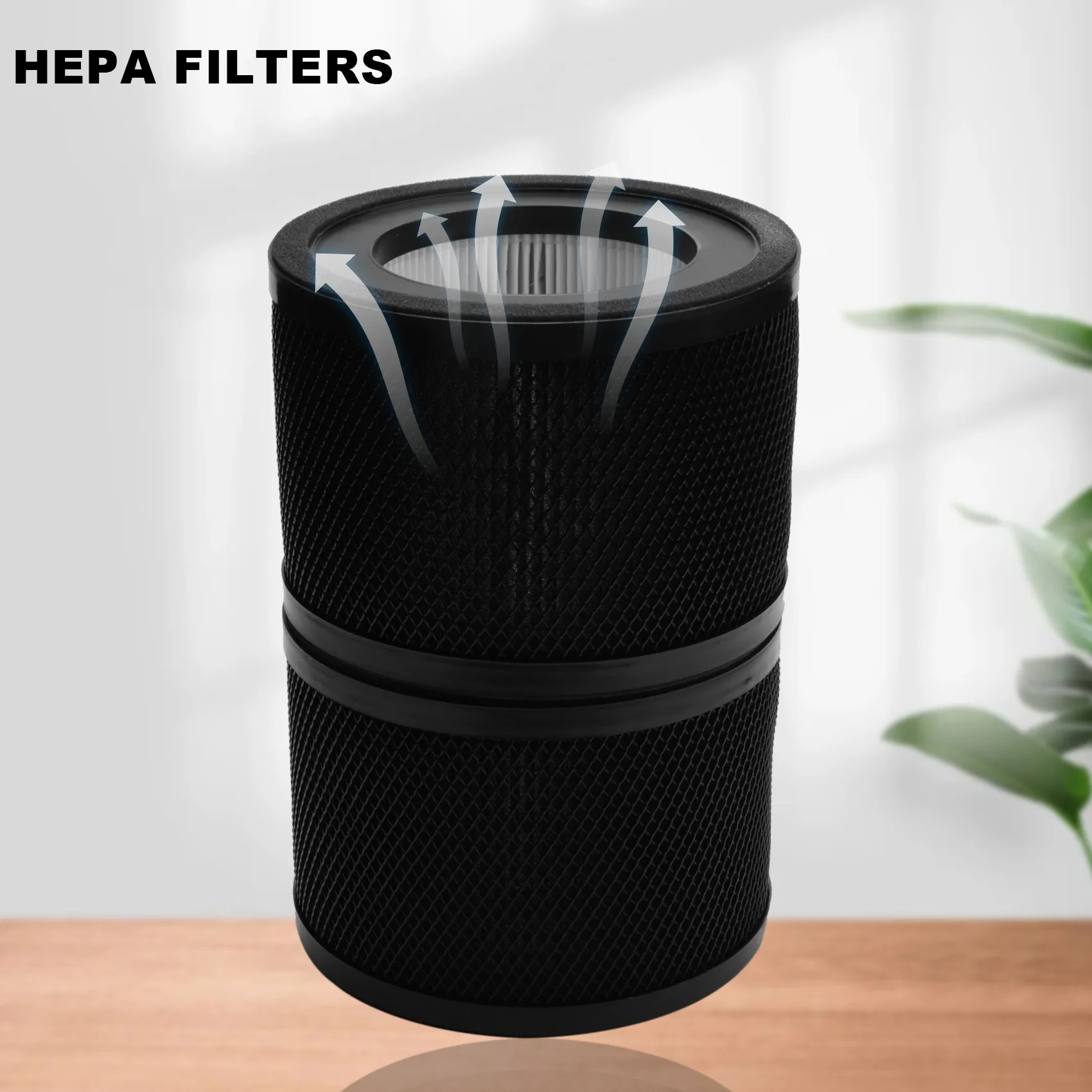 AT52 2-Pack Replacement TRUE HEPA Filters Compatible for TaoTronics TT-AP001 and VAVA VA-EE014 Air Purifiers