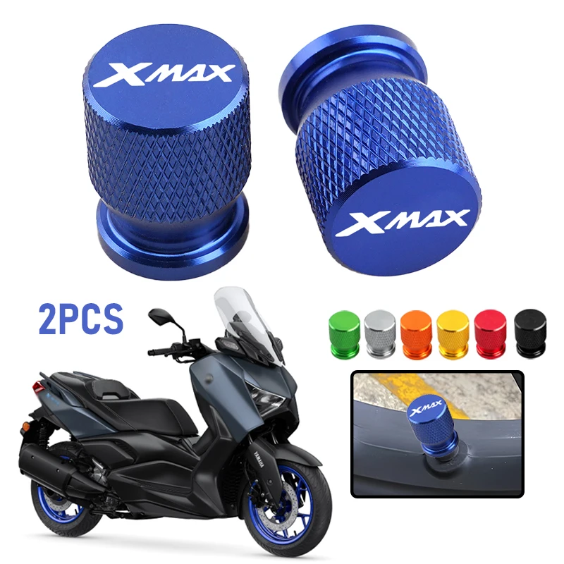 

2PCS Motorcycle Wheel Tire Valve Stem Caps Airtight Covers For Yamaha XMAX300 XMAX400 XMAX250 XMAX125 XMAX 300 400 250 125 xmax