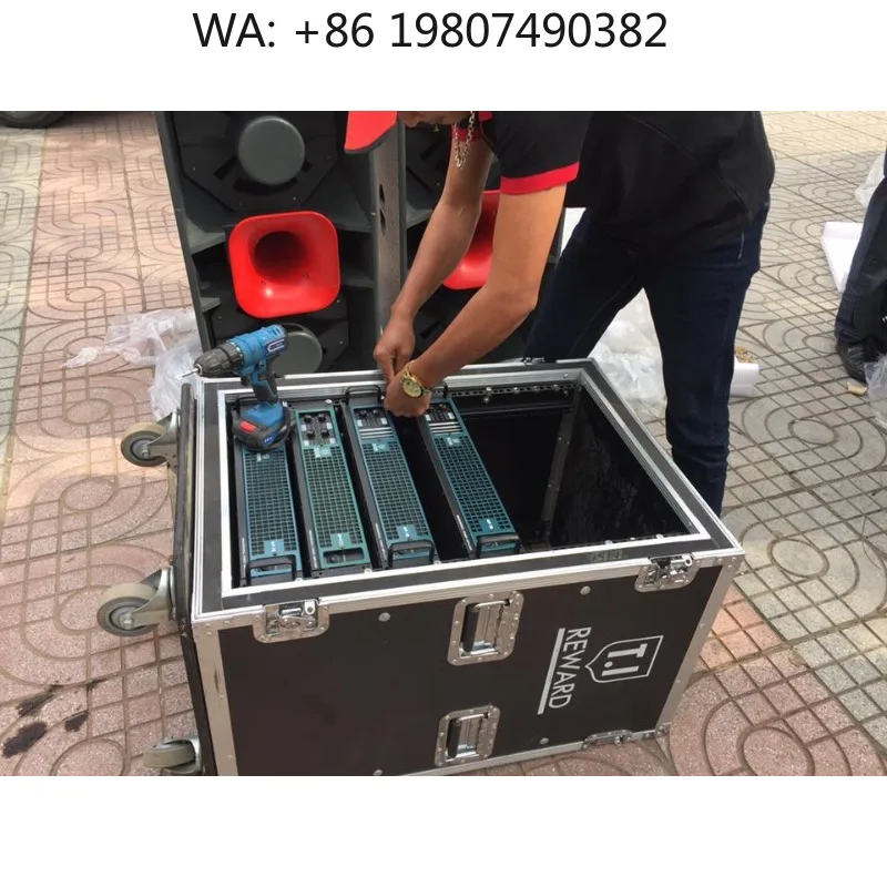 600W Four Channel Transformer Power Amplifier, High Power Audio Amp for Stage, Party and Live Performance