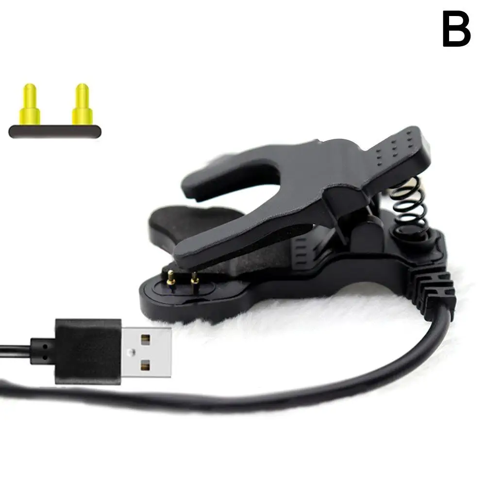 For TW64 Smart Watch USB Charger 2 pins Smart Band Cable Adapter Smart Bracelet Charging Smart Watch Cable Charger Clip
