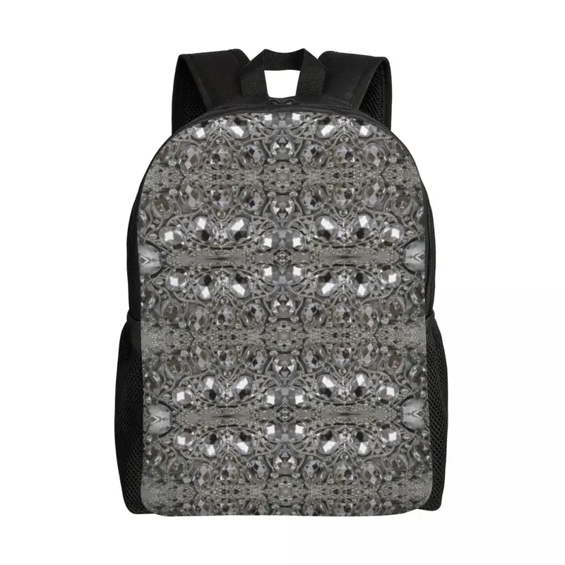 Sac à dos pour ordinateur portable en cristal biscuits Chimazole personnalisé, cartable pour étudiants, sac à bijoux en diamants pour hommes et femmes