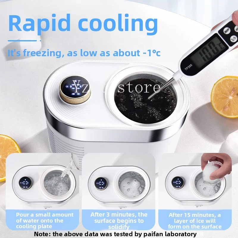 New fast cooling cup chilling artifact desktop fast cooling cup small hot and cold refrigerator