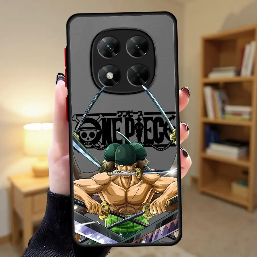 Casing untuk Xiaomi Redmi Note 10S 12s 11S 9S 8 9 10 11 Pro 13 14 12 Pro Plus 7 8T Penutup Belakang Ponsel Satu Bagian Luffy Ace