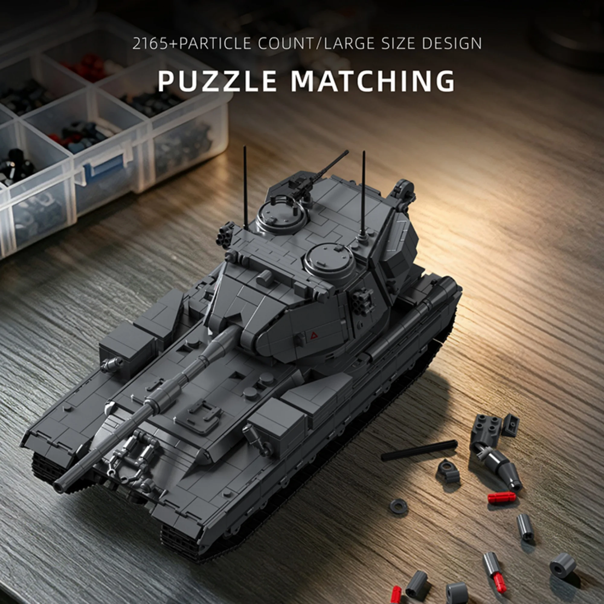 2165 ชิ้น บล็อกตัวต่อรถถังปืนใ - Lego Compatible Military Tank บทวิจารณ์และราคา