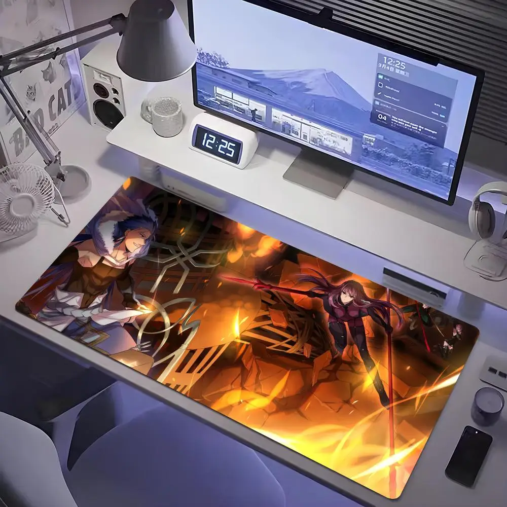 

Fate Grand Mouse Pad Tablet mouse Pad Laptop xl desktop mouse pad, cute HD Rainbow Gaming keyboard pad, csgo Player, 90x40